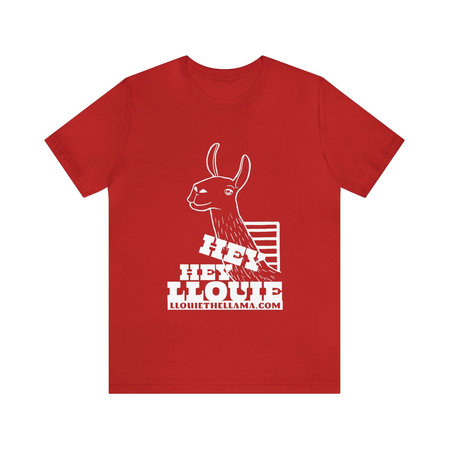 OFFICIAL Hey Hey Llouie T-Shirt (White Print)