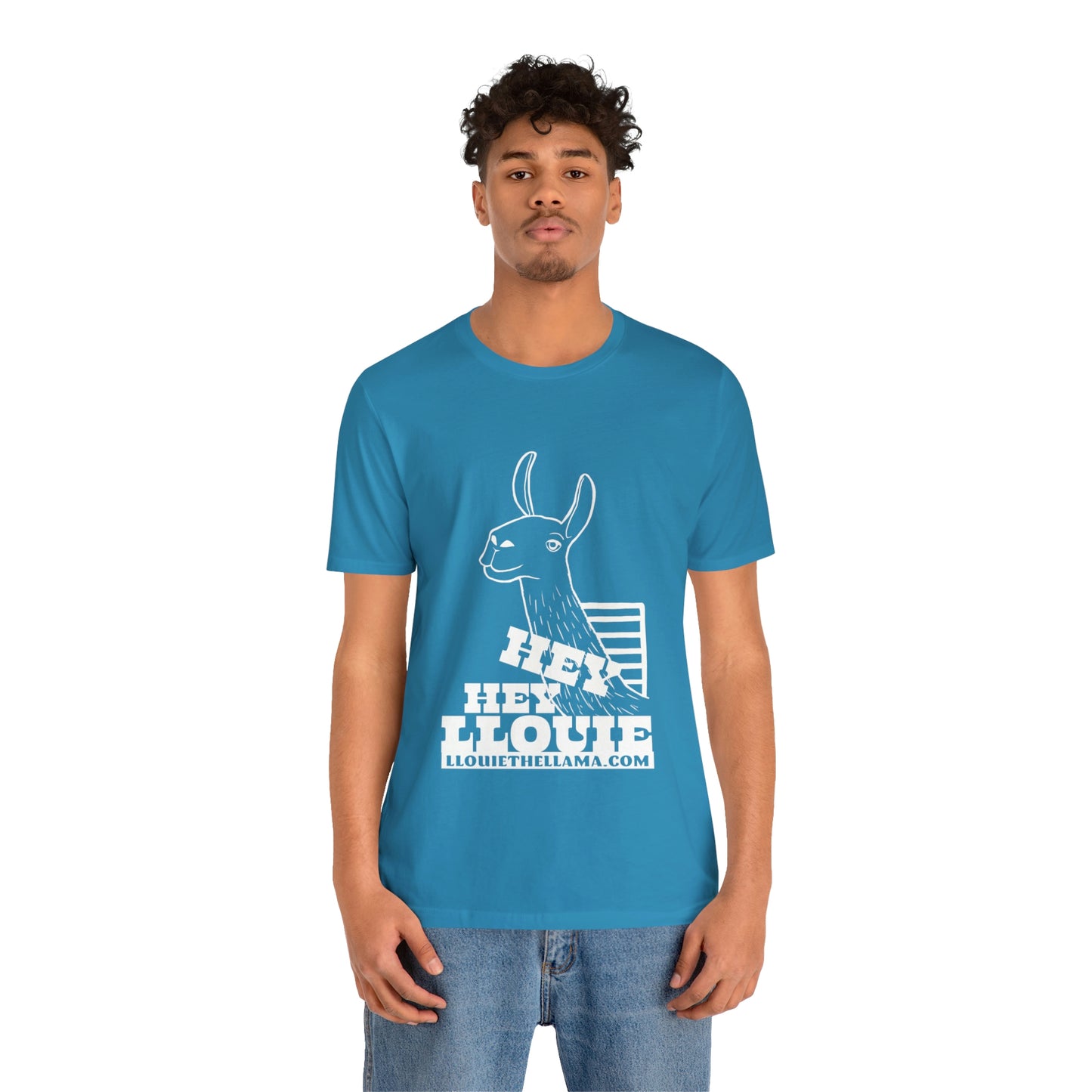 OFFICIAL Hey Hey Llouie T-Shirt (White Print)