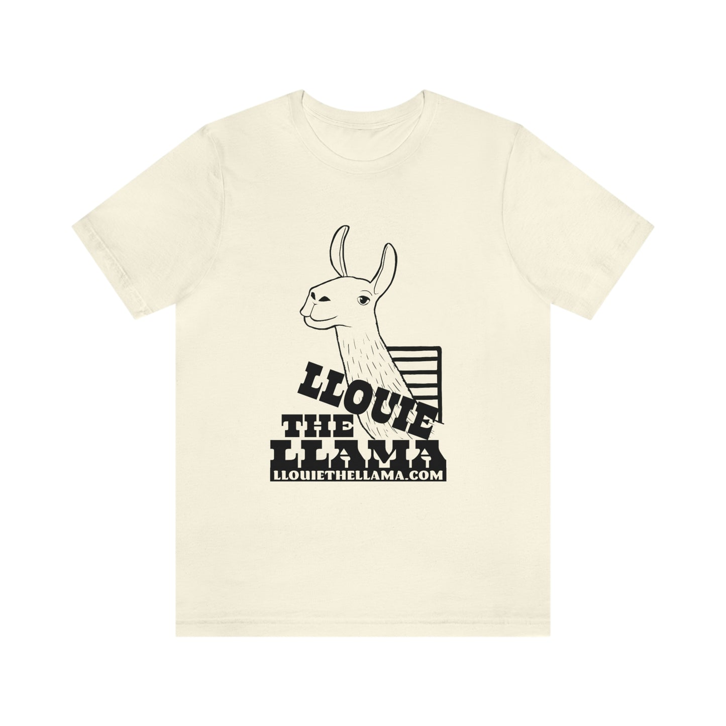 Llouie The Llama T-Shirt (Black Print)