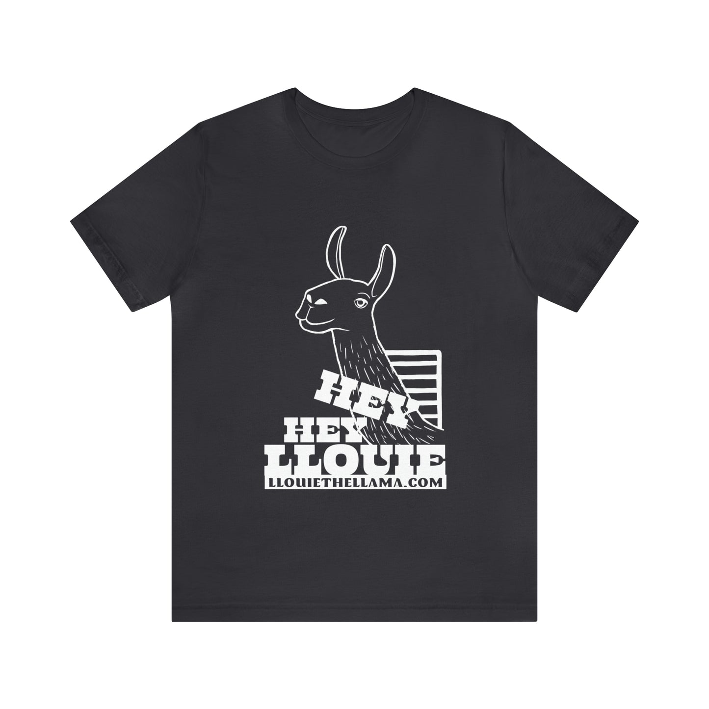 OFFICIAL Hey Hey Llouie T-Shirt (White Print)