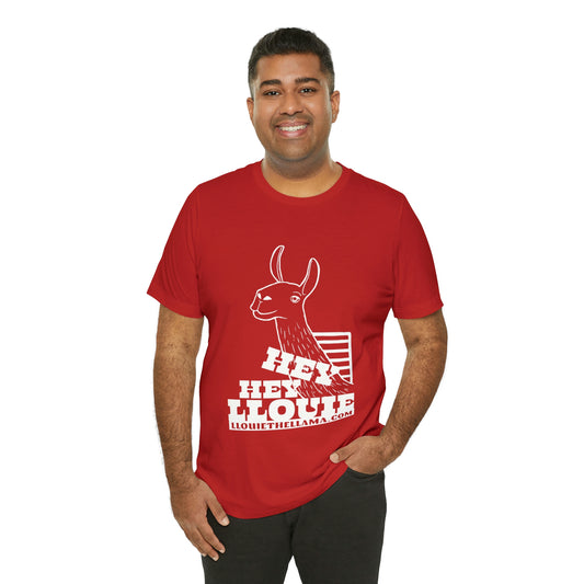 OFFICIAL Hey Hey Llouie T-Shirt (White Print)