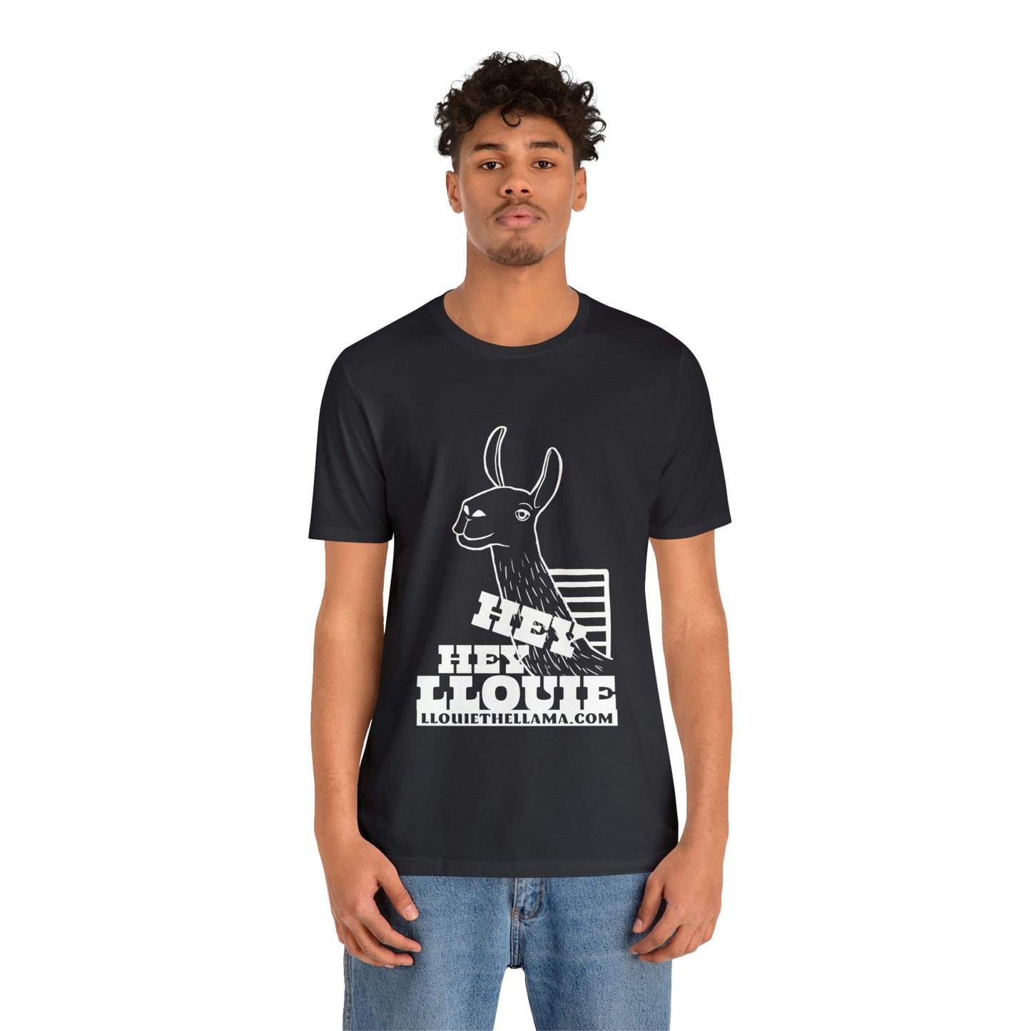 OFFICIAL Hey Hey Llouie T-Shirt (White Print)