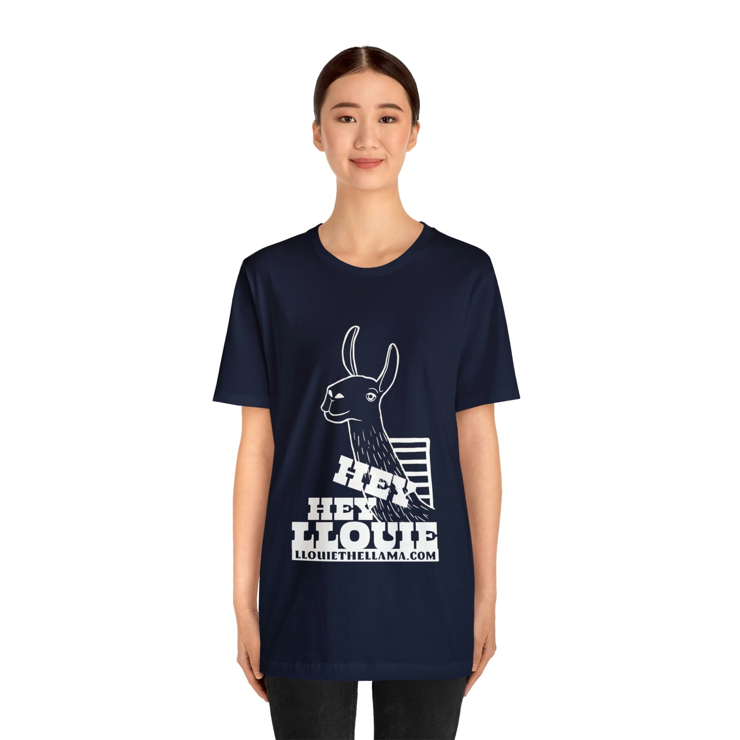 OFFICIAL Hey Hey Llouie T-Shirt (White Print)