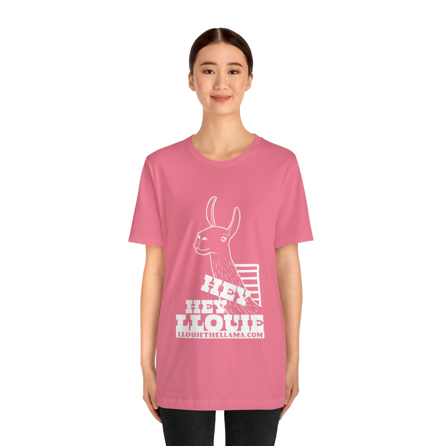 OFFICIAL Hey Hey Llouie T-Shirt (White Print)