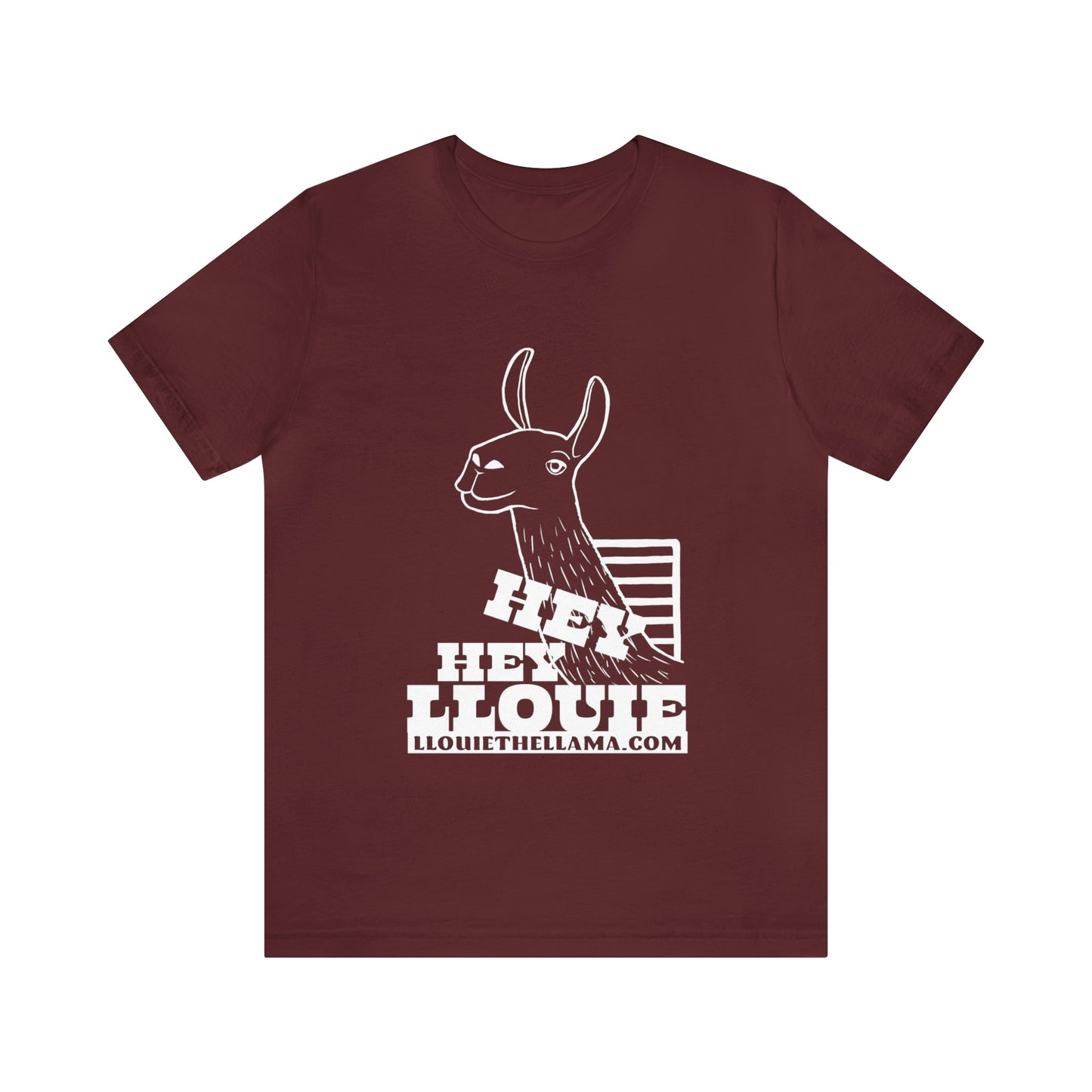 OFFICIAL Hey Hey Llouie T-Shirt (White Print)
