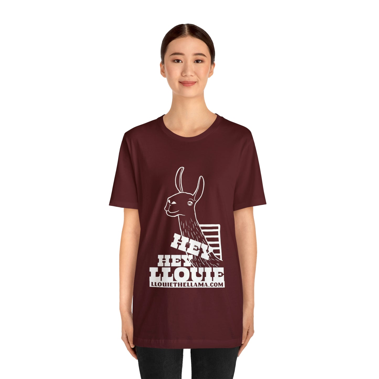 OFFICIAL Hey Hey Llouie T-Shirt (White Print)