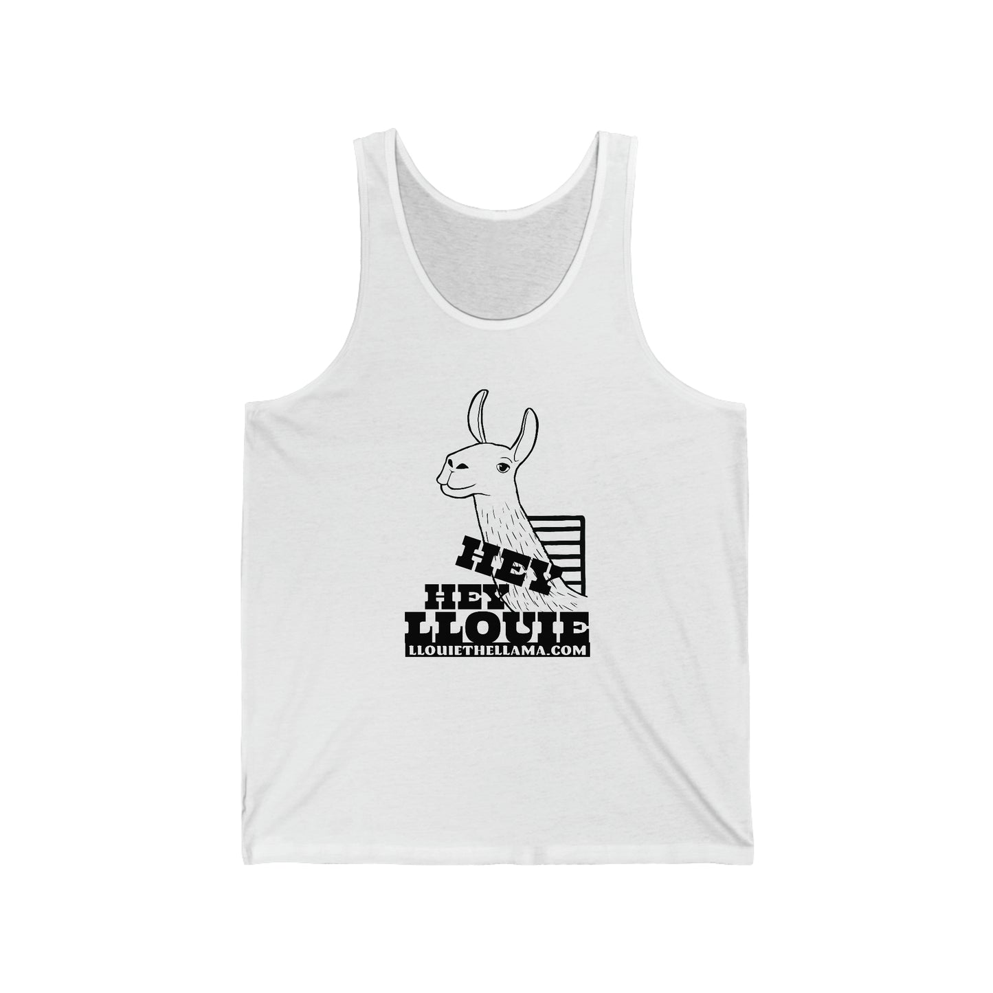 Hey Hey Llouie Tank (Black Print)