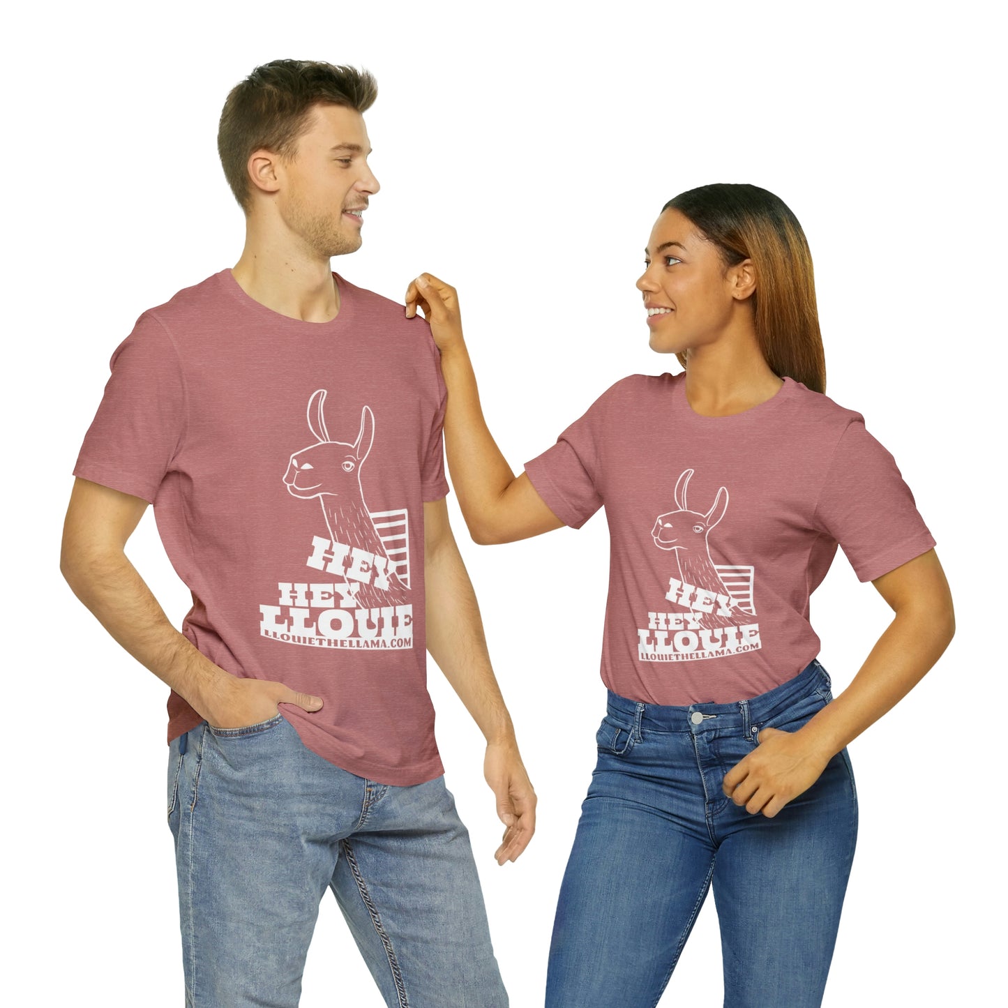 OFFICIAL Hey Hey Llouie T-Shirt (White Print)