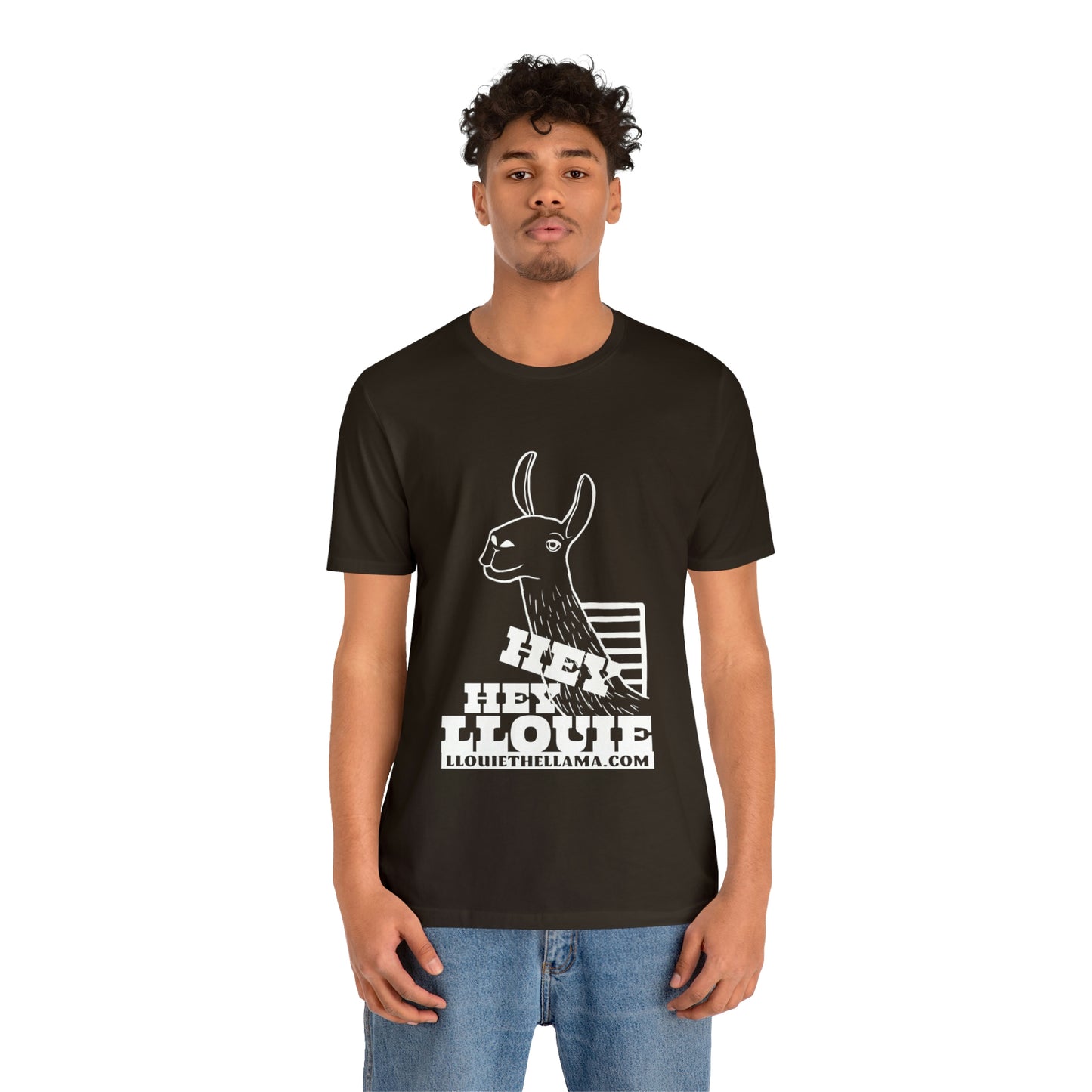 OFFICIAL Hey Hey Llouie T-Shirt (White Print)