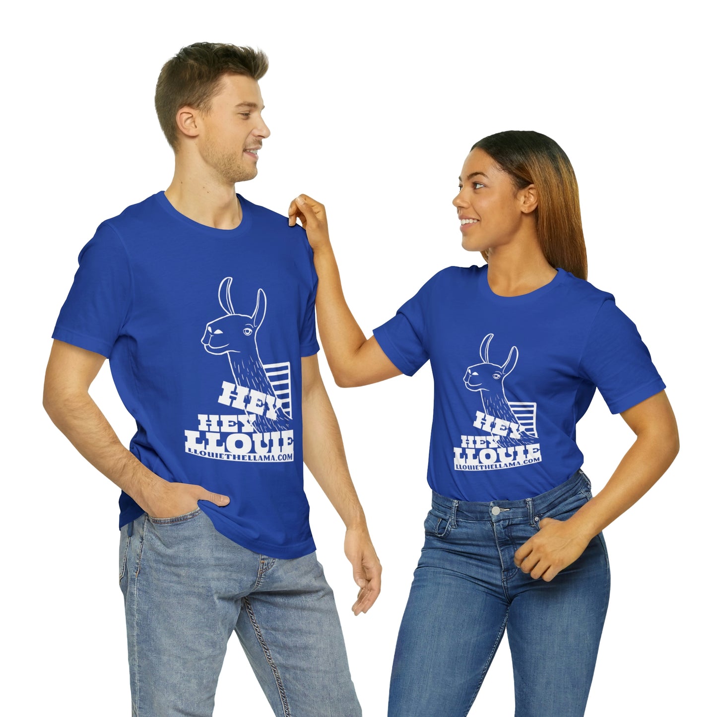 OFFICIAL Hey Hey Llouie T-Shirt (White Print)