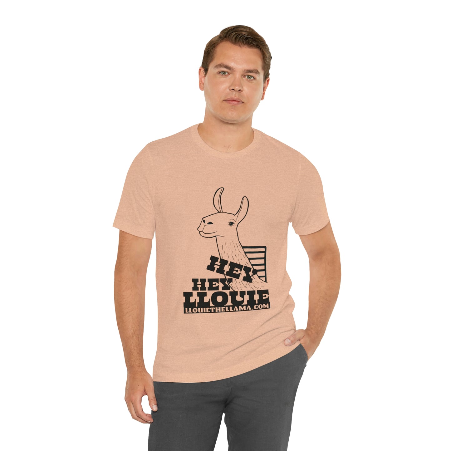 OFFICIAL Hey Hey Llouie T-Shirt (Black Print)