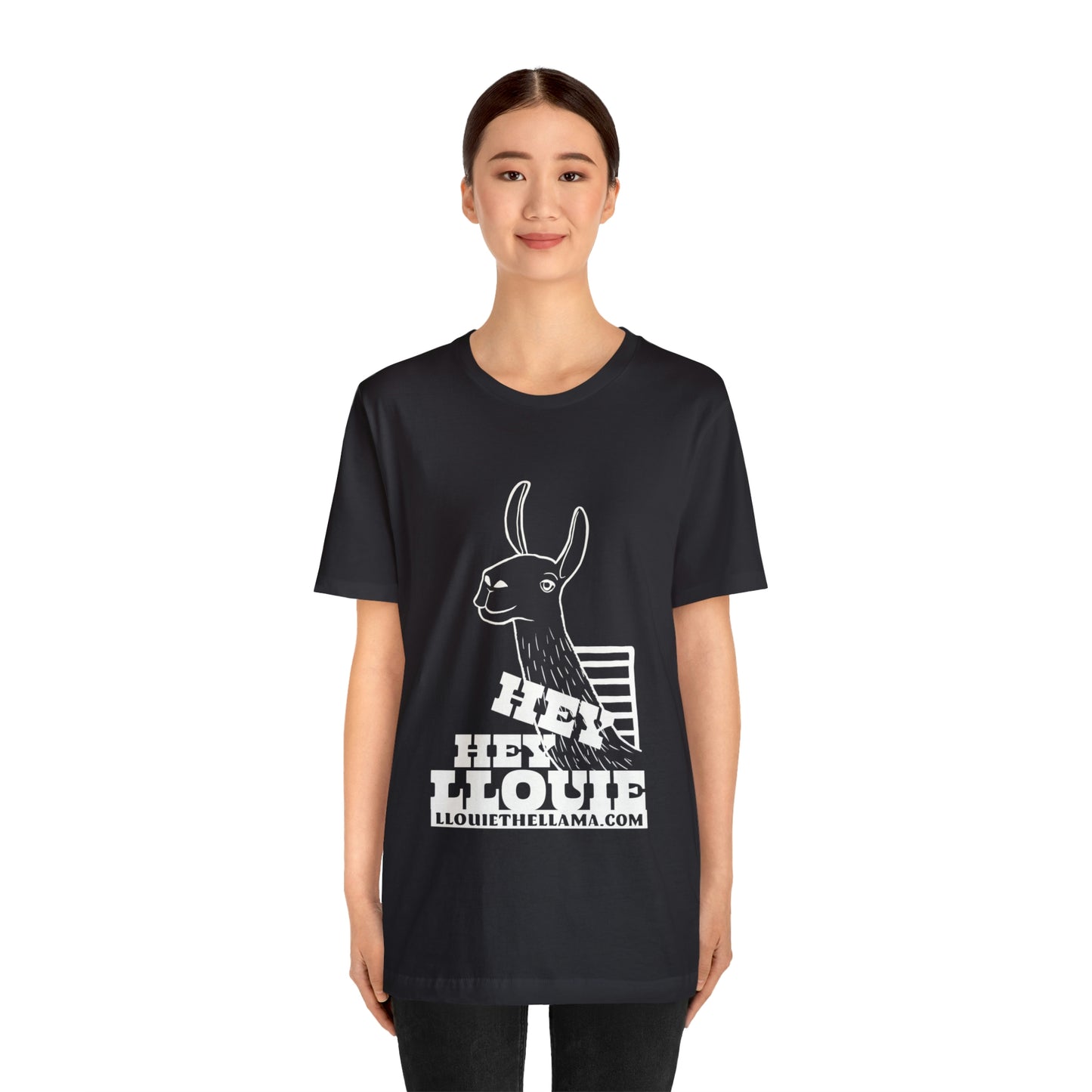 OFFICIAL Hey Hey Llouie T-Shirt (White Print)