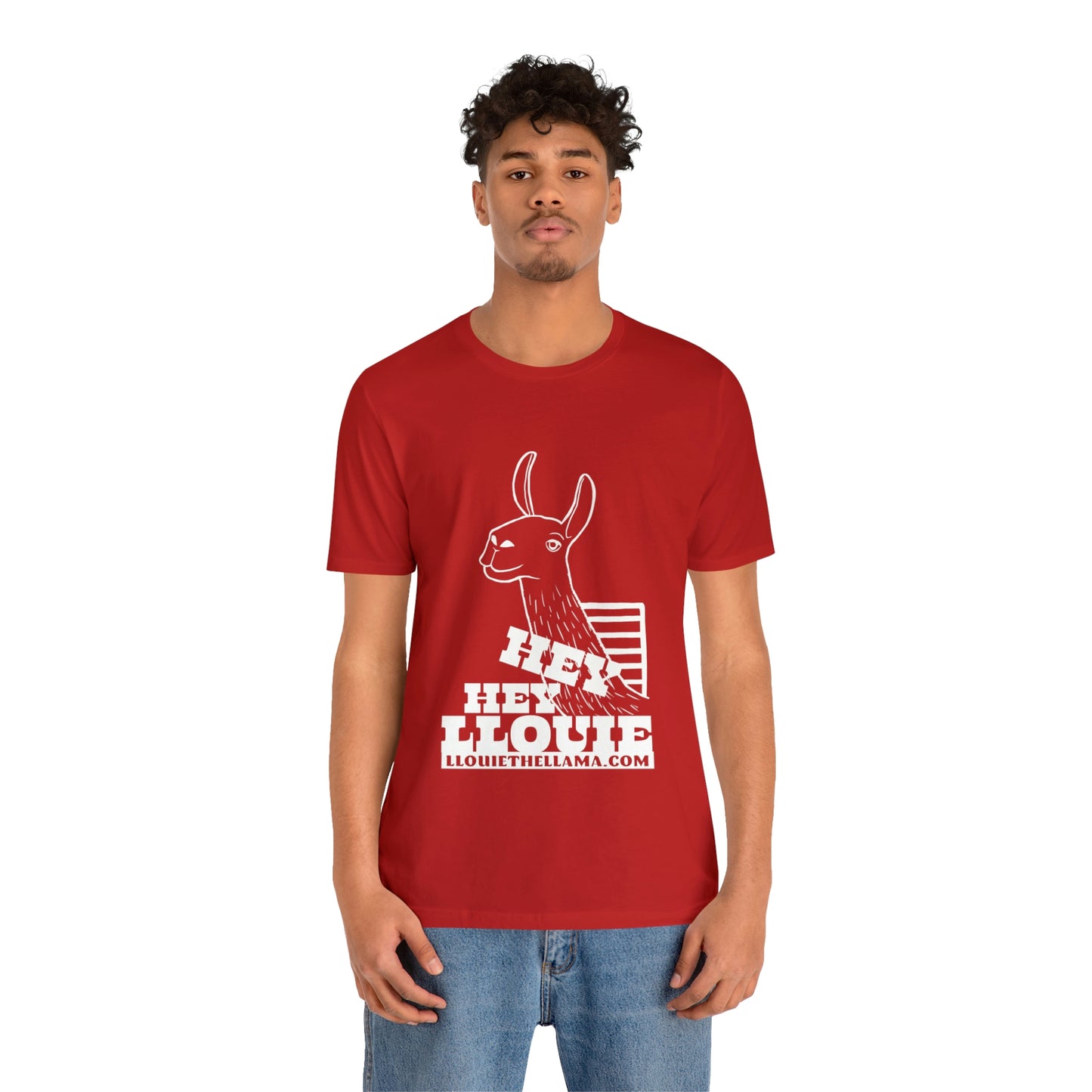OFFICIAL Hey Hey Llouie T-Shirt (White Print)