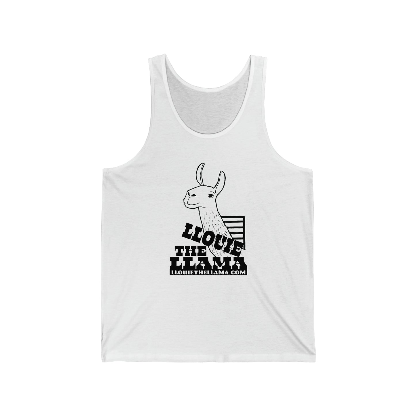 Llouie The Llama Tank (Black Print)