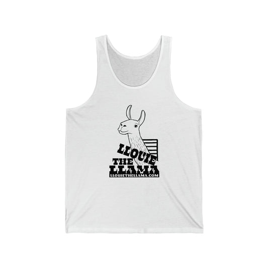 Llouie The Llama Tank (Black Print)