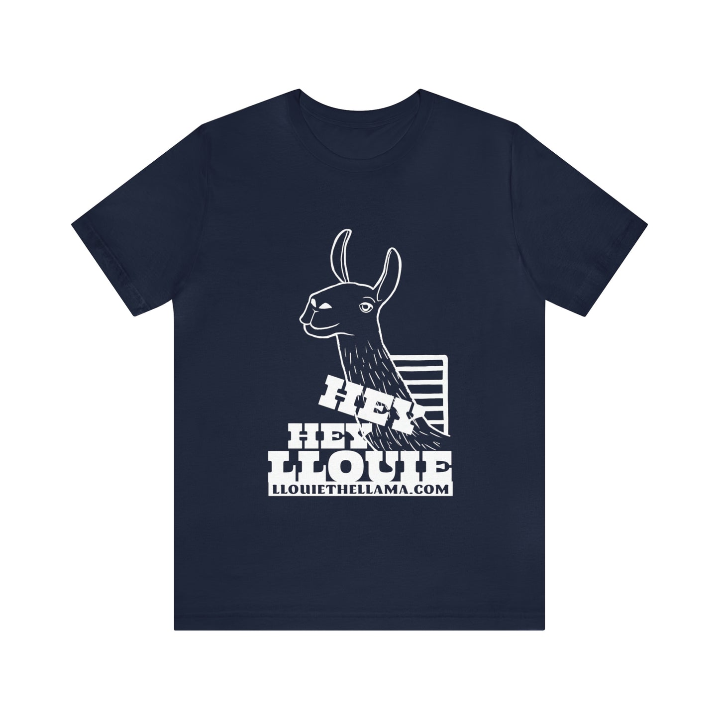 OFFICIAL Hey Hey Llouie T-Shirt (White Print)