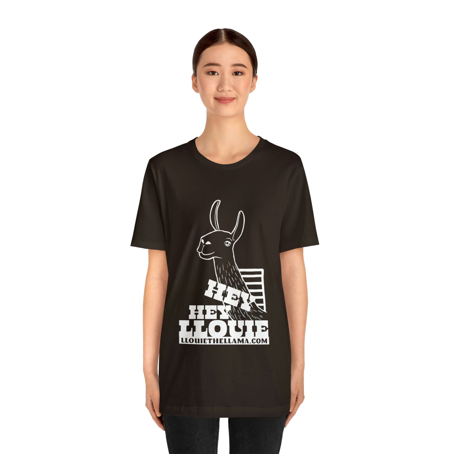 OFFICIAL Hey Hey Llouie T-Shirt (White Print)