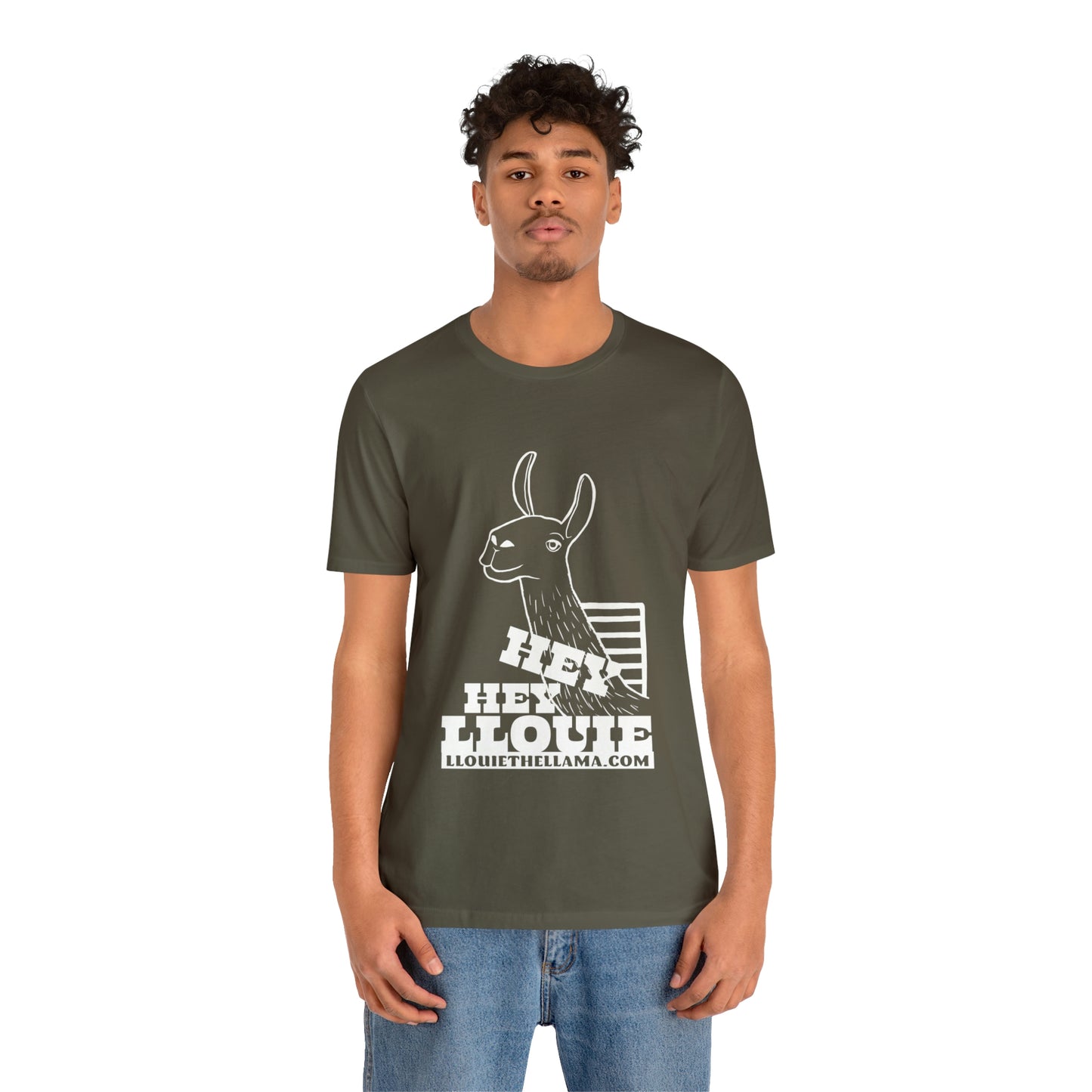 OFFICIAL Hey Hey Llouie T-Shirt (White Print)