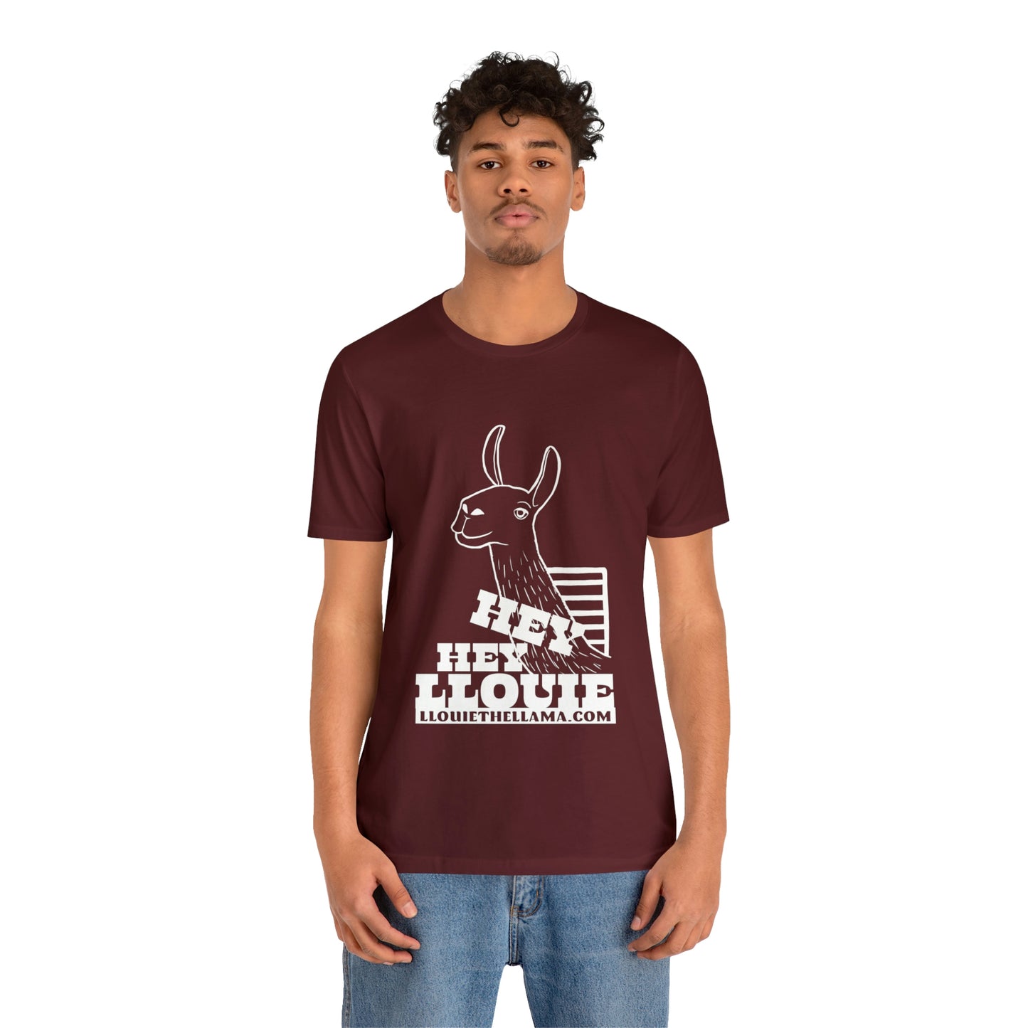 OFFICIAL Hey Hey Llouie T-Shirt (White Print)