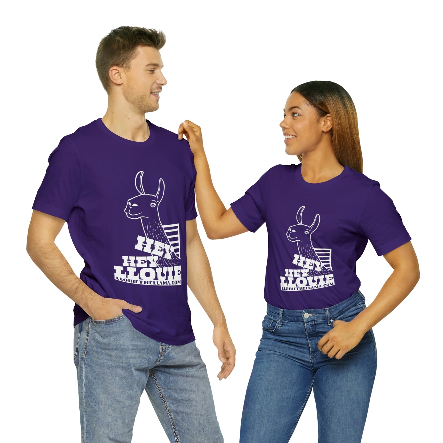 OFFICIAL Hey Hey Llouie T-Shirt (White Print)