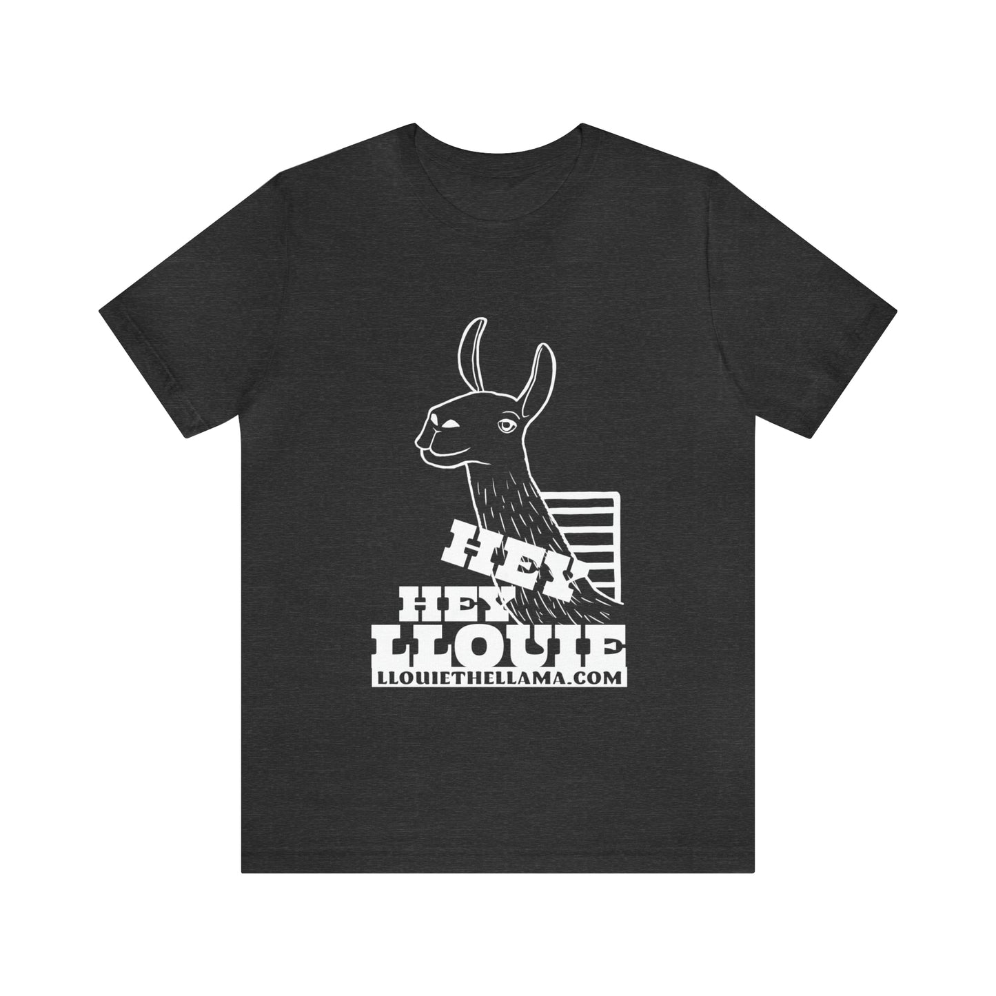 OFFICIAL Hey Hey Llouie T-Shirt (White Print)