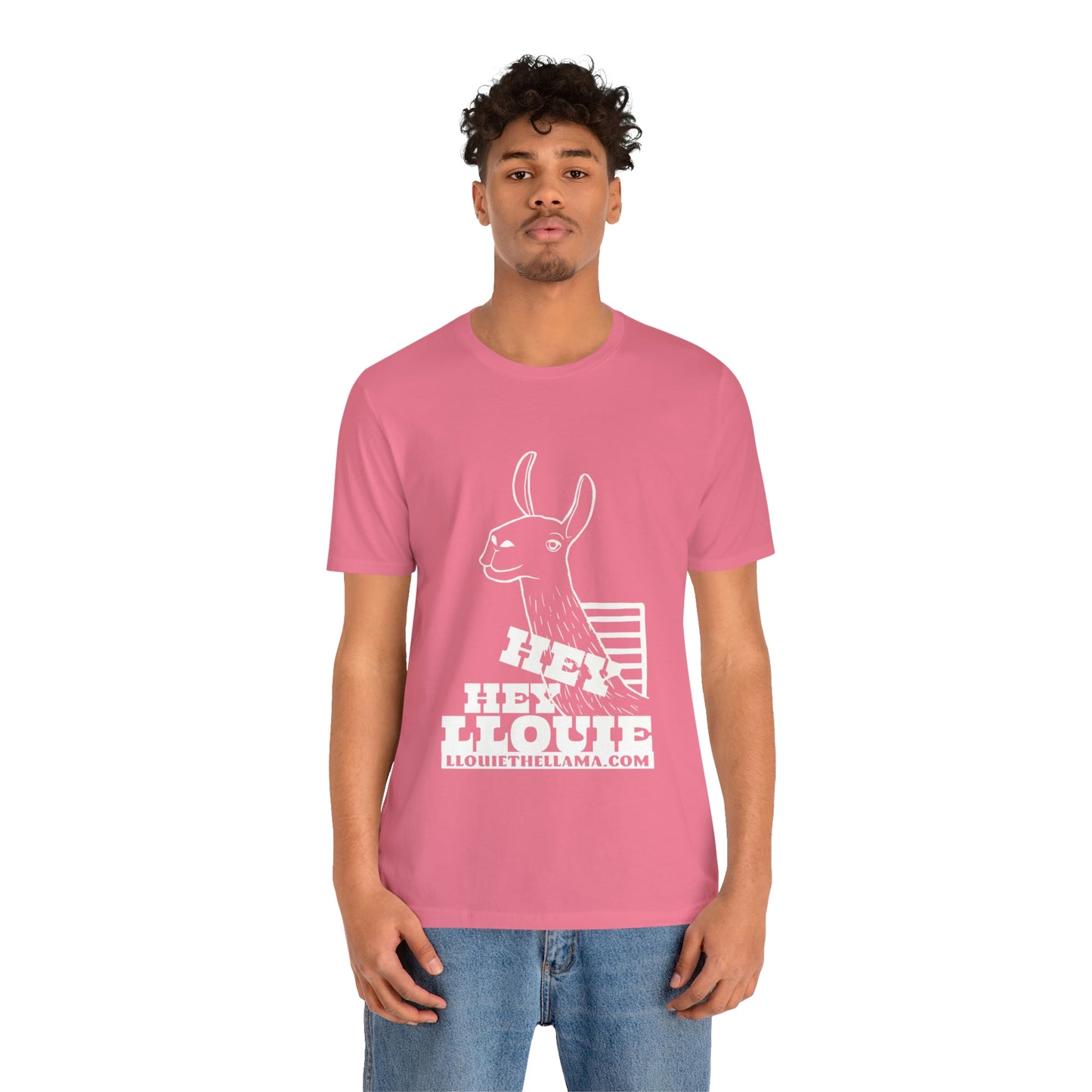 OFFICIAL Hey Hey Llouie T-Shirt (White Print)