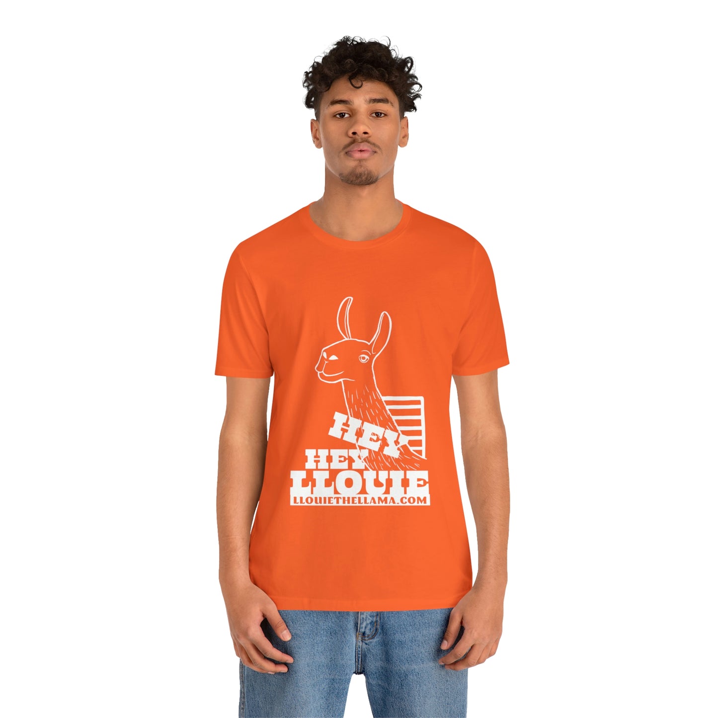 OFFICIAL Hey Hey Llouie T-Shirt (White Print)