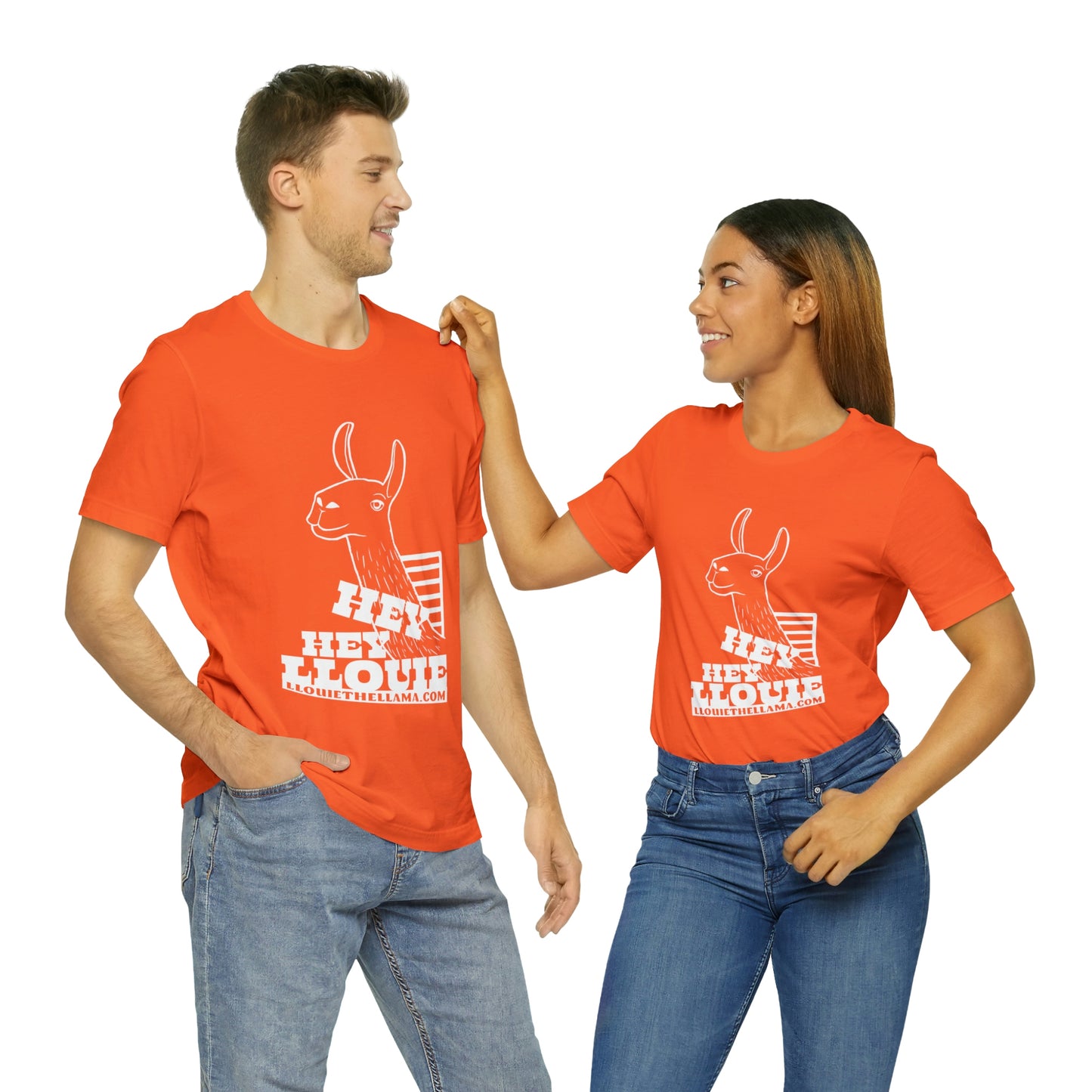 OFFICIAL Hey Hey Llouie T-Shirt (White Print)