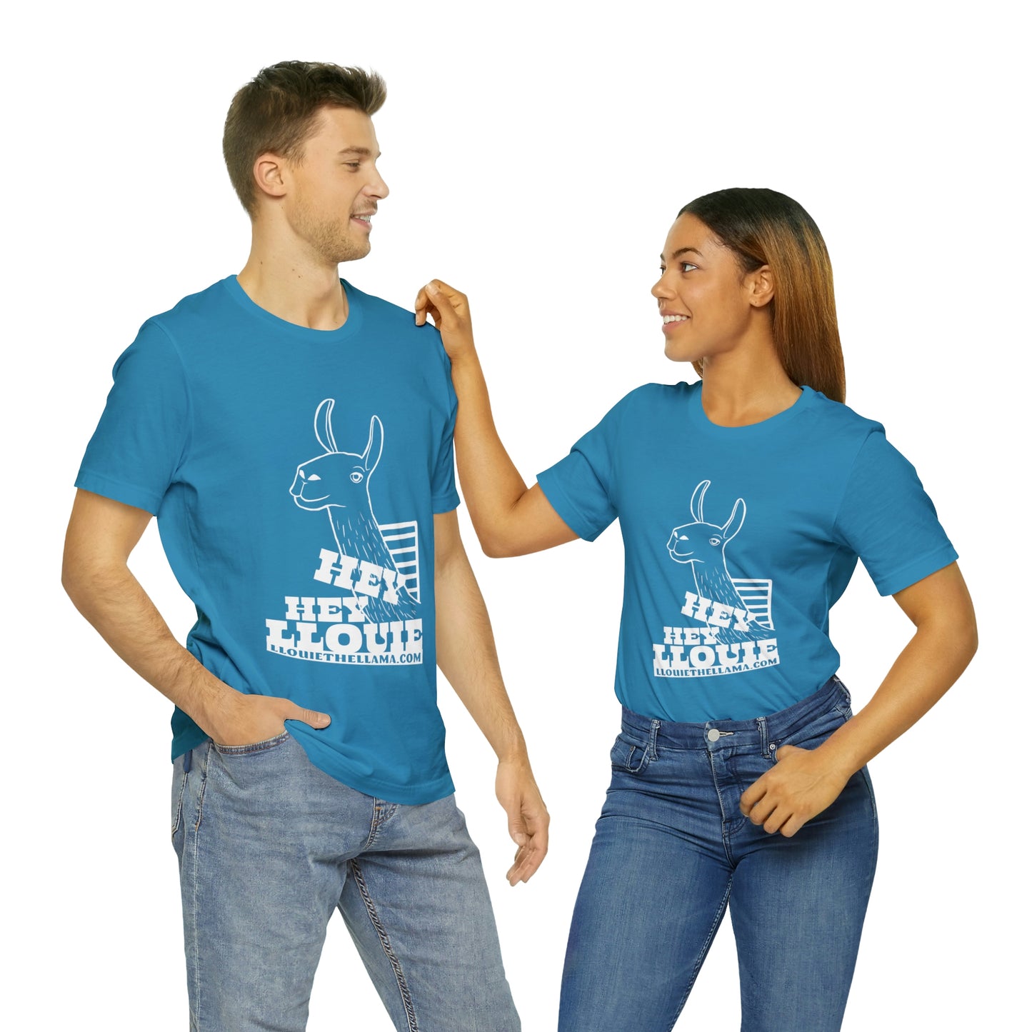 OFFICIAL Hey Hey Llouie T-Shirt (White Print)