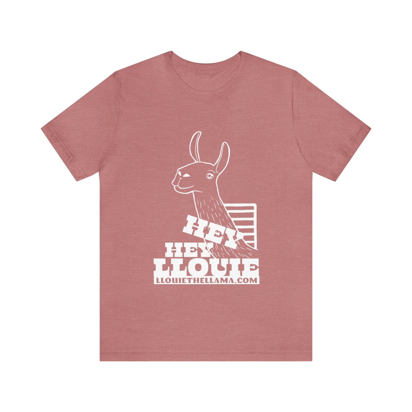 OFFICIAL Hey Hey Llouie T-Shirt (White Print)