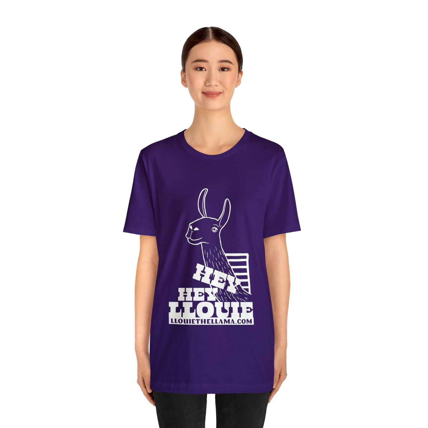 OFFICIAL Hey Hey Llouie T-Shirt (White Print)