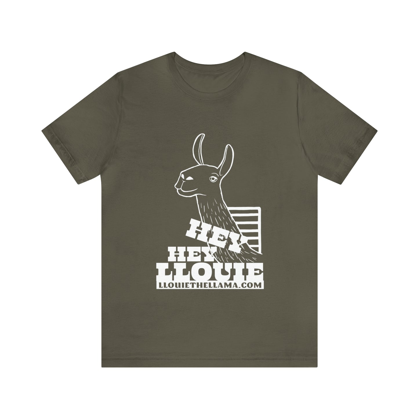 OFFICIAL Hey Hey Llouie T-Shirt (White Print)