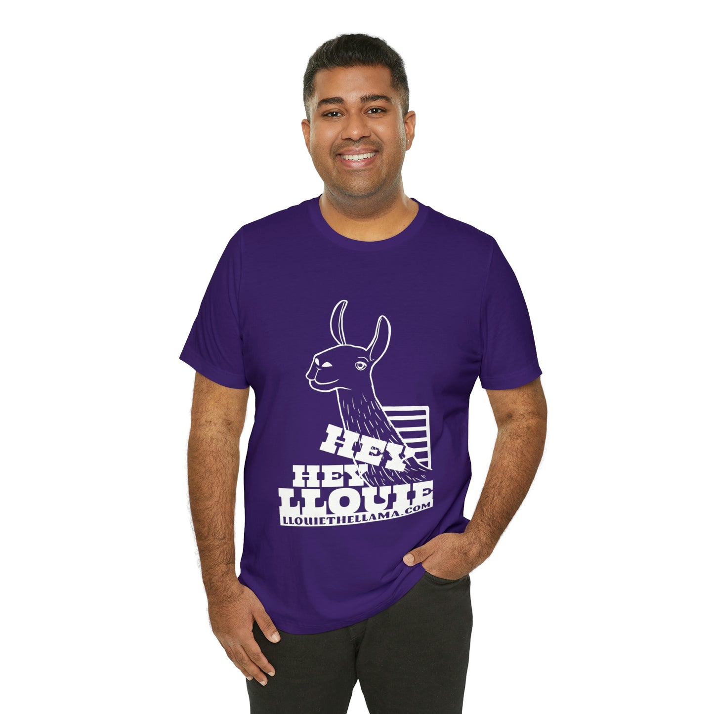 OFFICIAL Hey Hey Llouie T-Shirt (White Print)