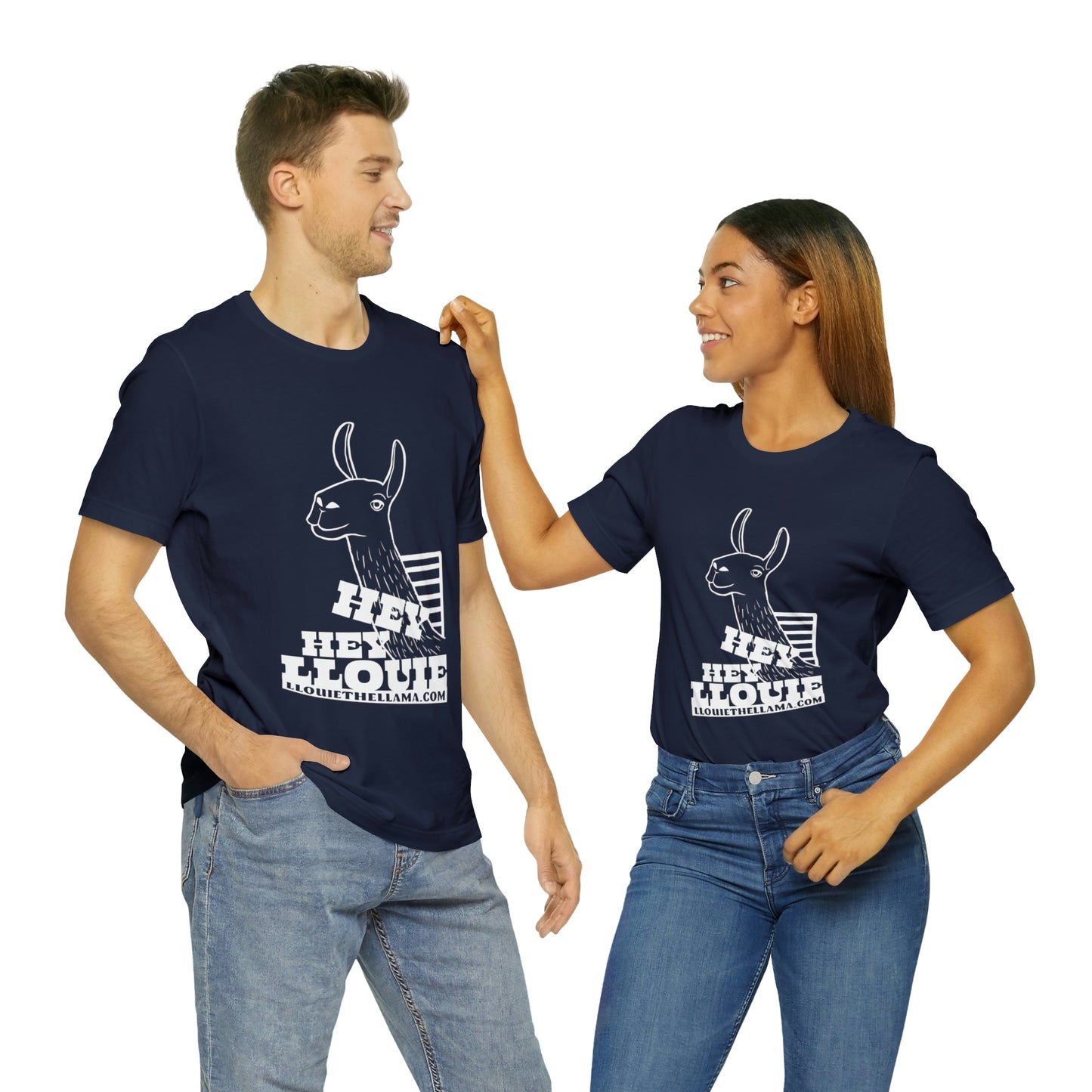 OFFICIAL Hey Hey Llouie T-Shirt (White Print)