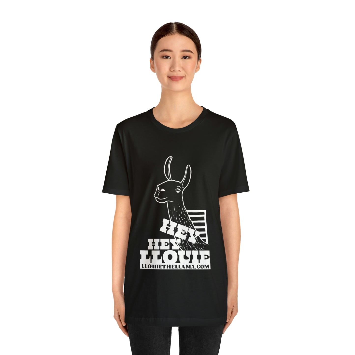OFFICIAL Hey Hey Llouie T-Shirt (White Print)
