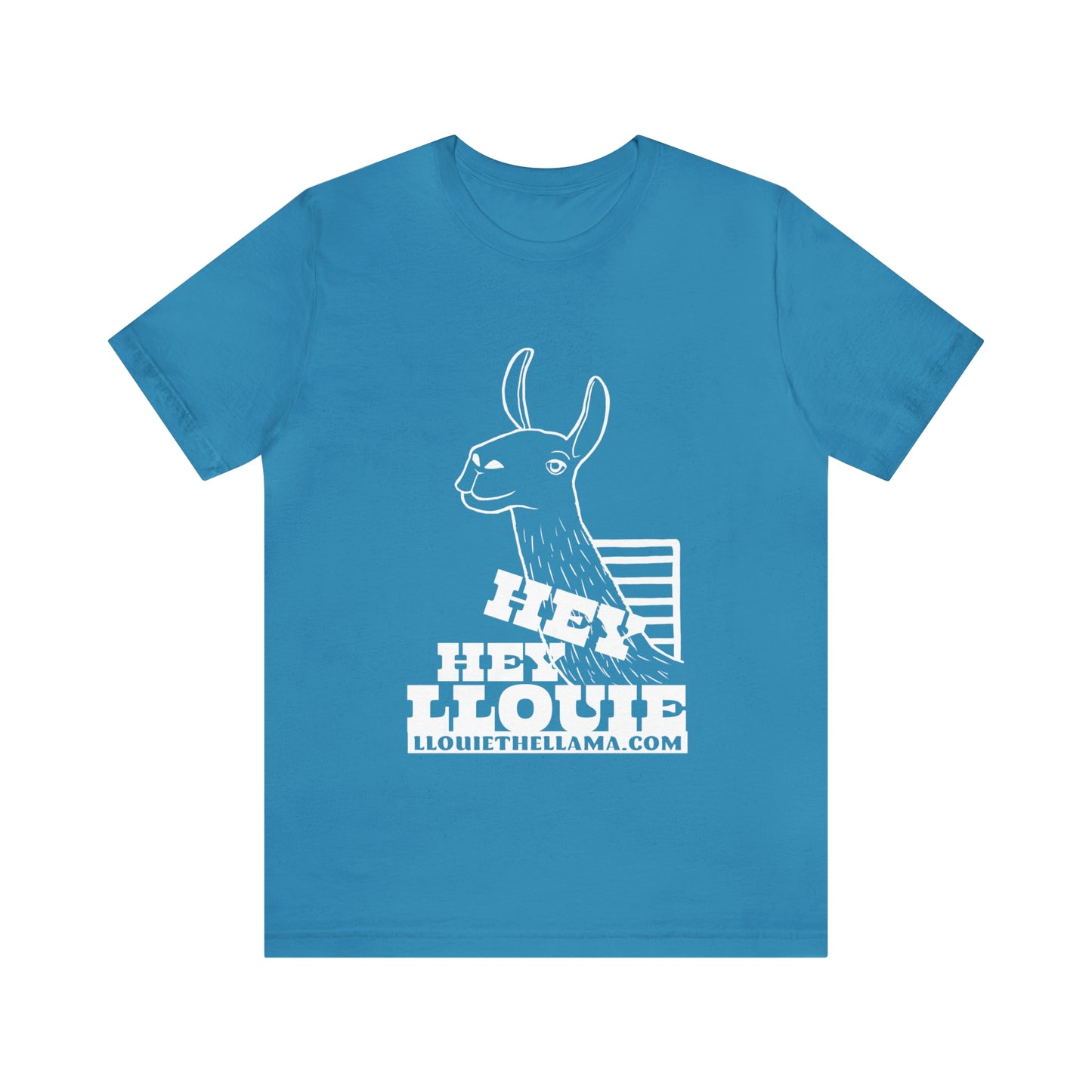 OFFICIAL Hey Hey Llouie T-Shirt (White Print)