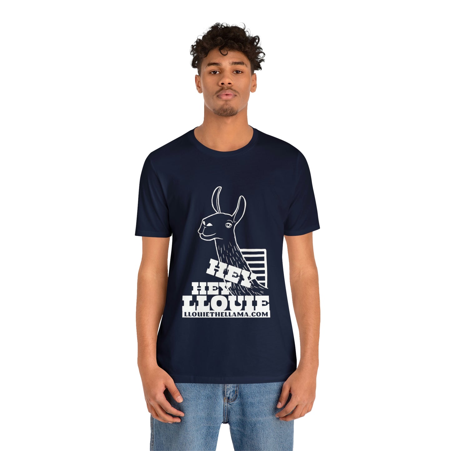 OFFICIAL Hey Hey Llouie T-Shirt (White Print)