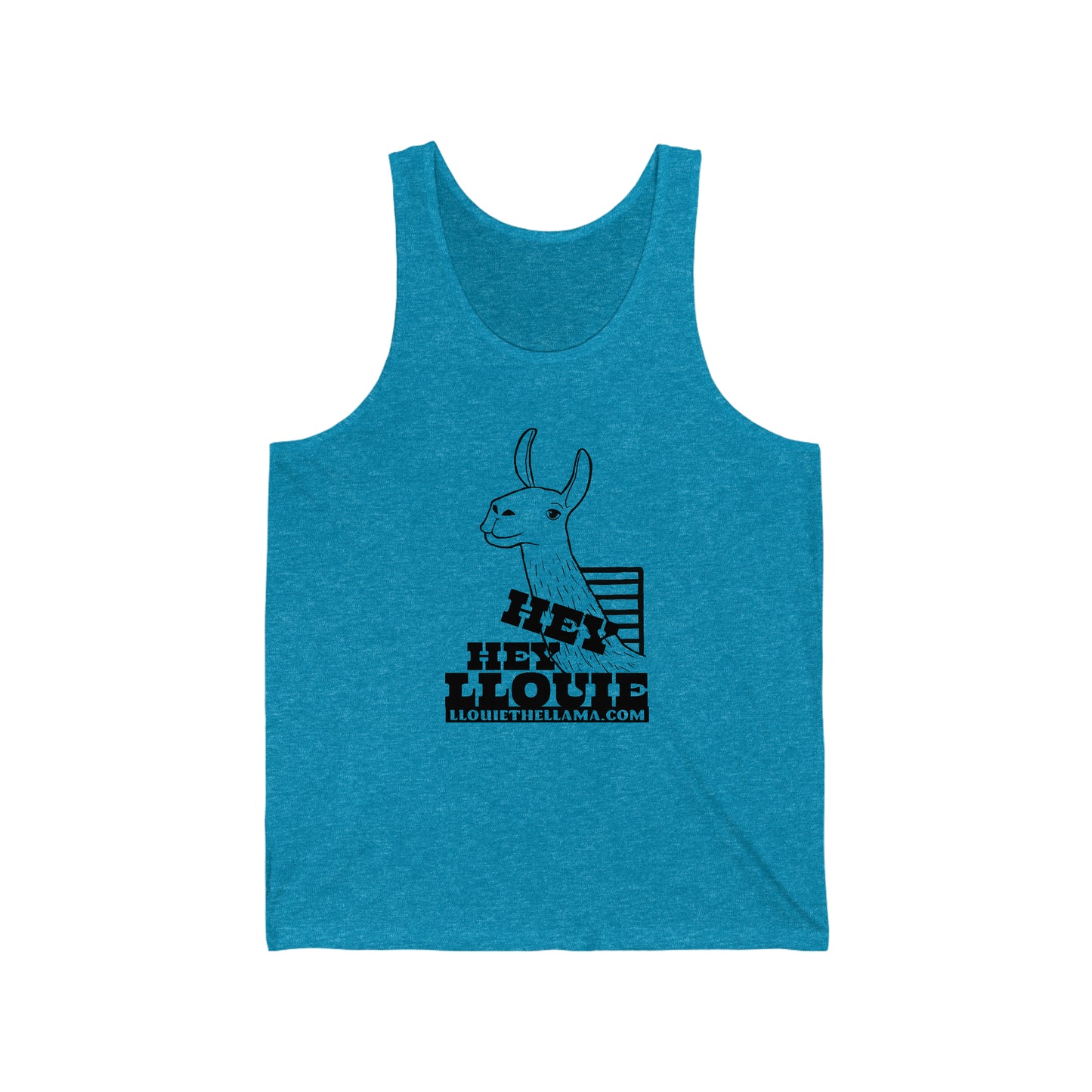 Hey Hey Llouie Tank (Black Print)