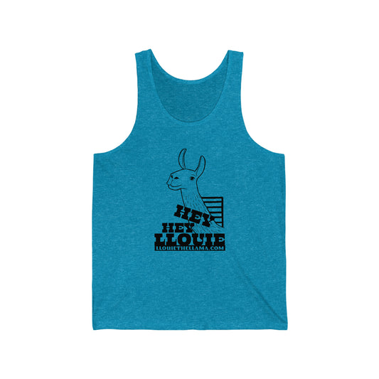 Hey Hey Llouie Tank (Black Print)