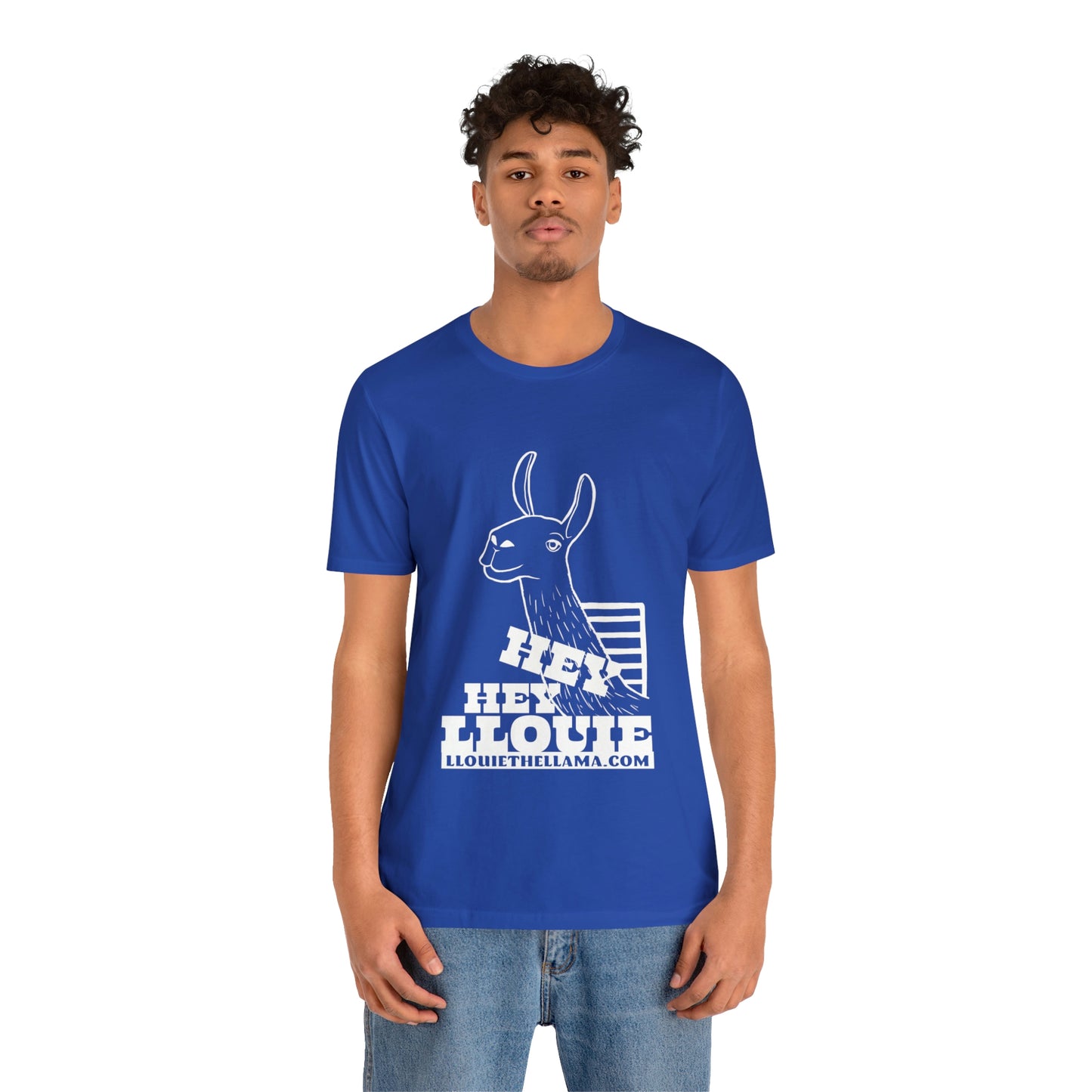 OFFICIAL Hey Hey Llouie T-Shirt (White Print)