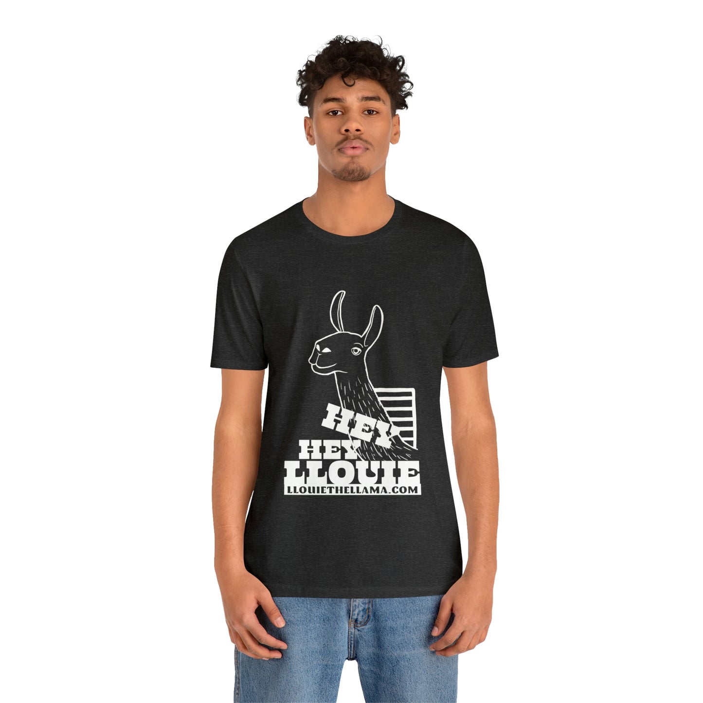 OFFICIAL Hey Hey Llouie T-Shirt (White Print)