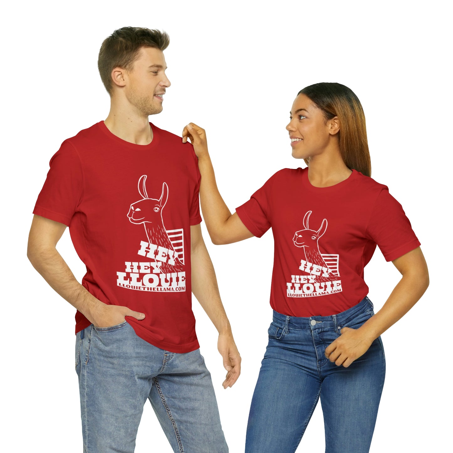 OFFICIAL Hey Hey Llouie T-Shirt (White Print)