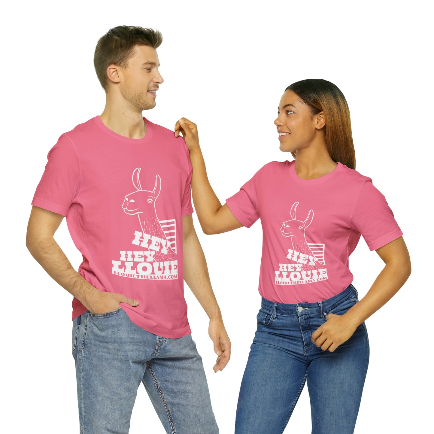 OFFICIAL Hey Hey Llouie T-Shirt (White Print)