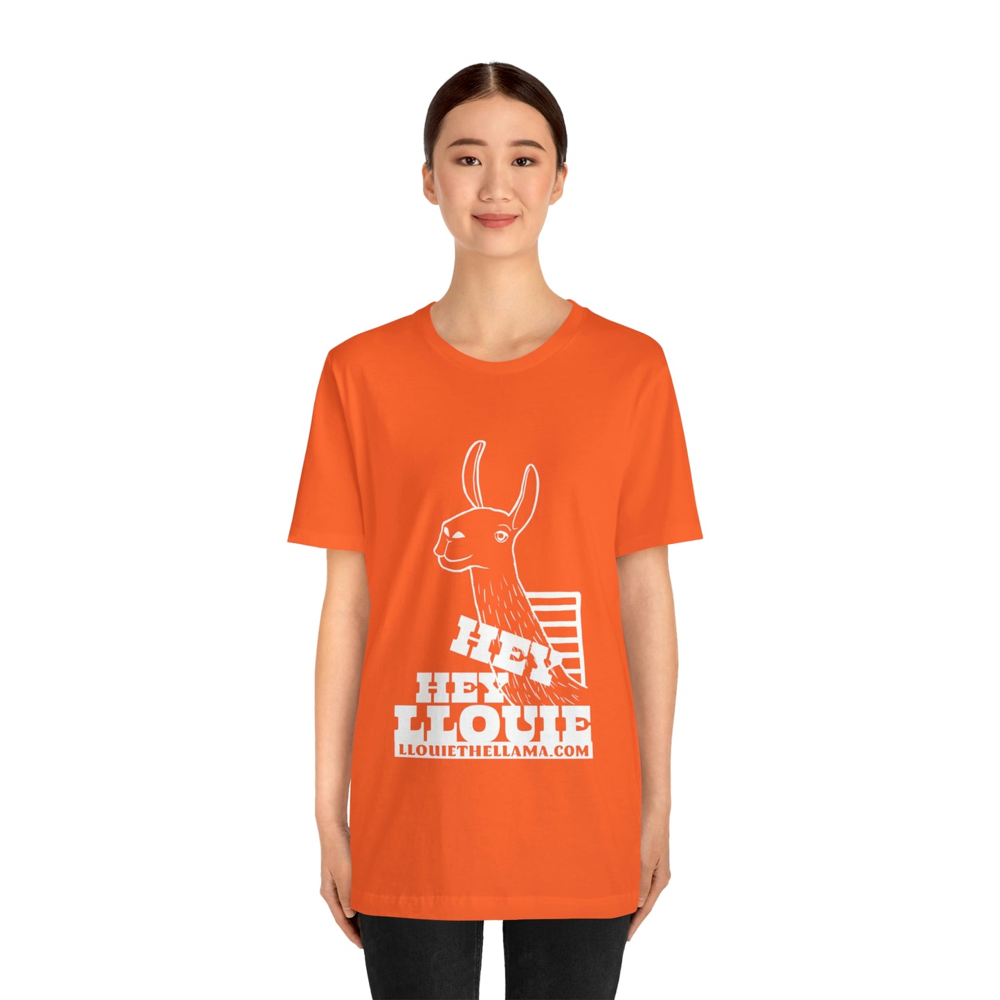 OFFICIAL Hey Hey Llouie T-Shirt (White Print)