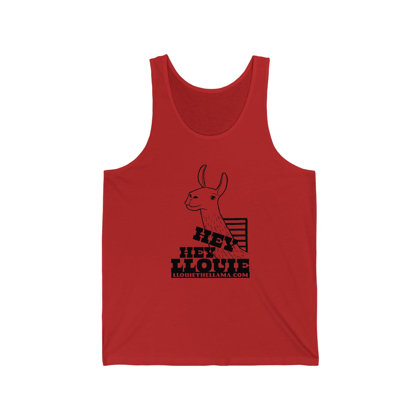 Hey Hey Llouie Tank (Black Print)