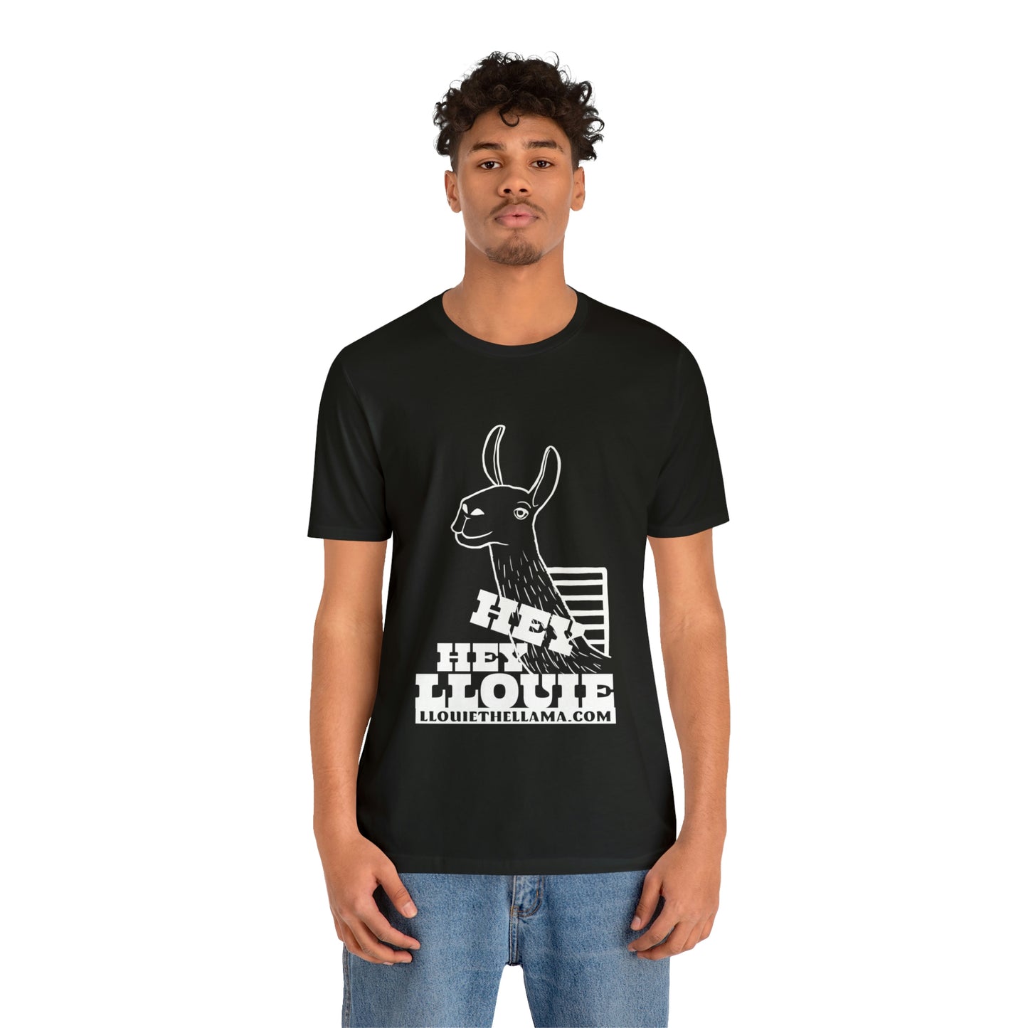 OFFICIAL Hey Hey Llouie T-Shirt (White Print)