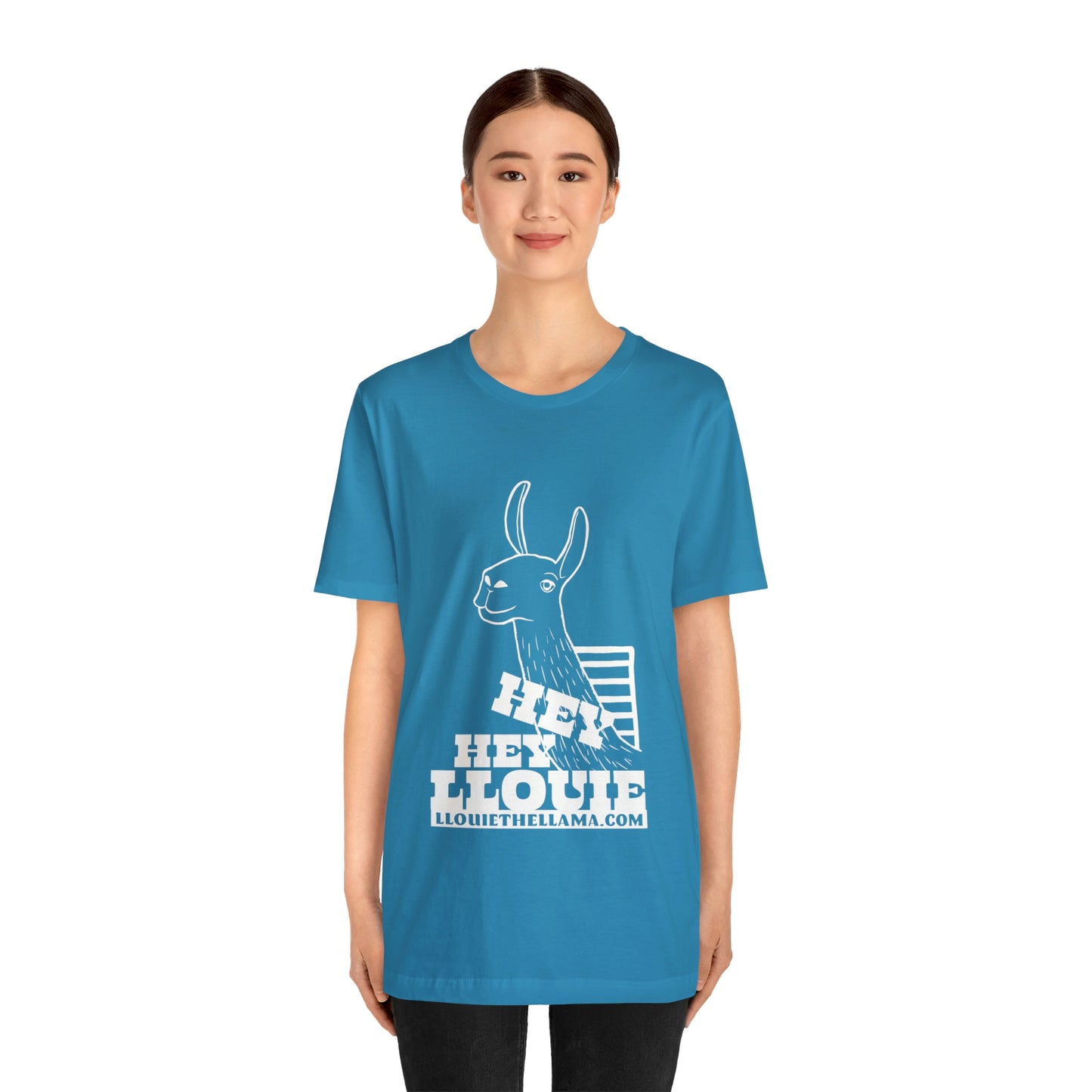 OFFICIAL Hey Hey Llouie T-Shirt (White Print)