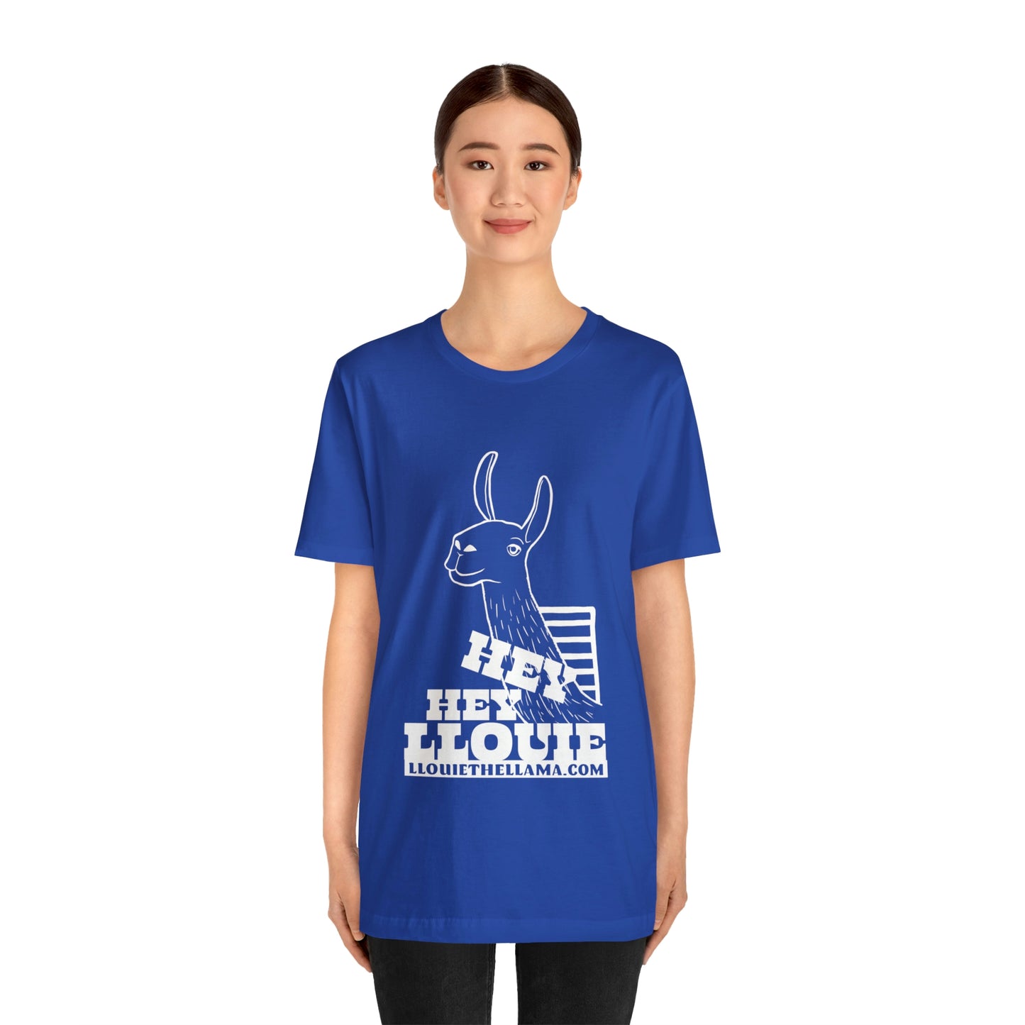 OFFICIAL Hey Hey Llouie T-Shirt (White Print)