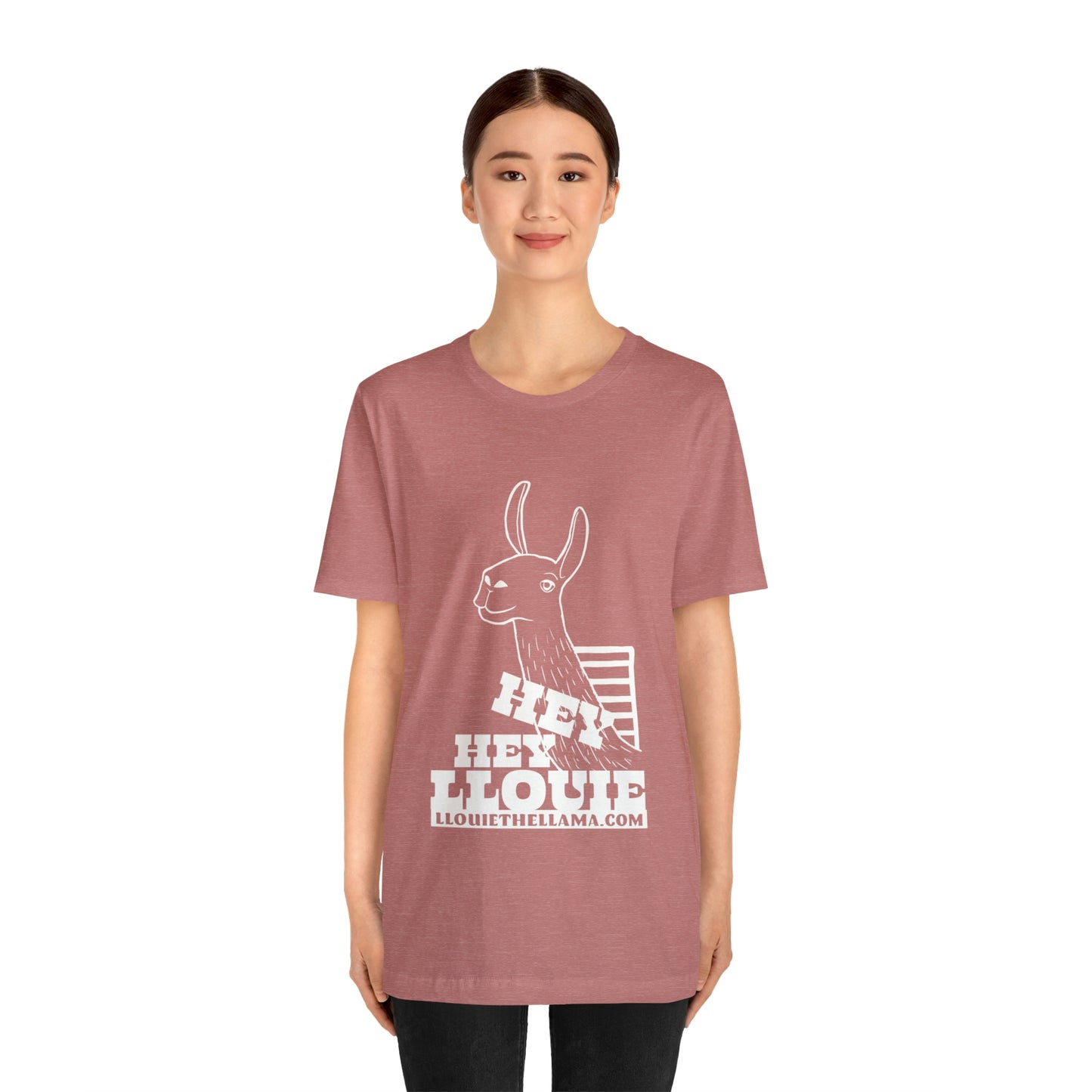 OFFICIAL Hey Hey Llouie T-Shirt (White Print)