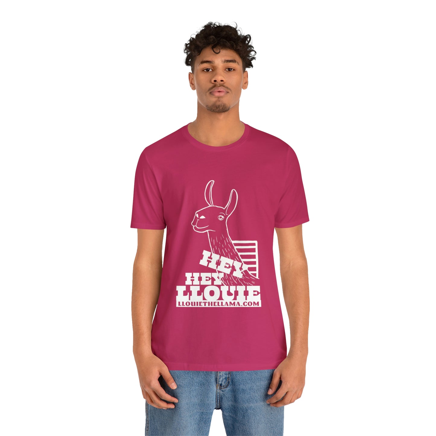 OFFICIAL Hey Hey Llouie T-Shirt (White Print)